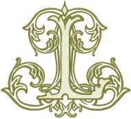 Vintage Monogram L