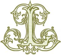 Vintage Monogram L