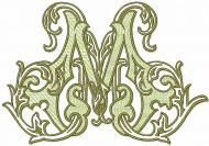 Vintage Monogram M