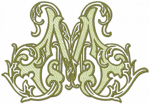 Vintage Monogram M