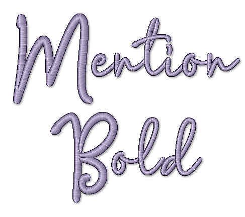 Mention Bold
